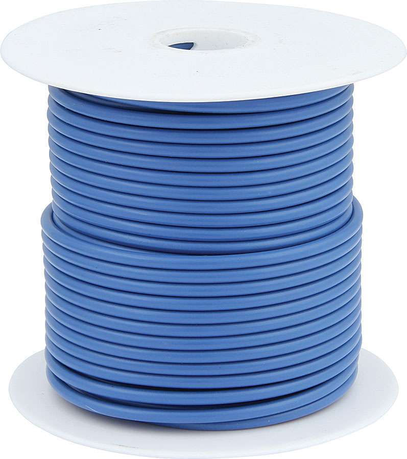 Wire - 20 Gauge - 100 ft Roll - Plastic Insulation - Copper - Blue - Each