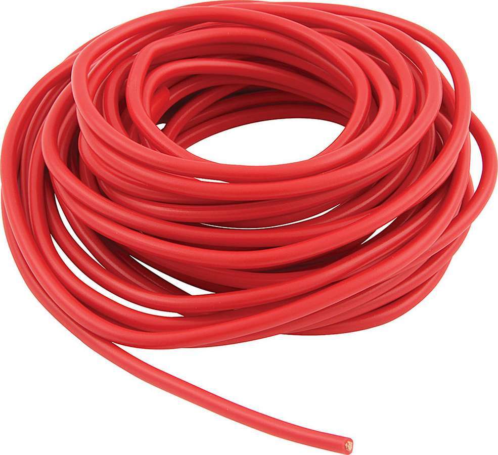 Wire - 14 Gauge - 20 ft Roll - Plastic Insulation - Copper - Red - Each