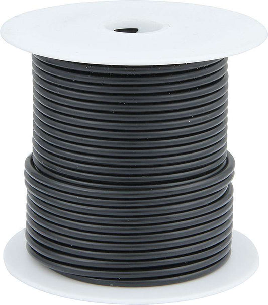 Wire - 14 Gauge - 100 ft Roll - Plastic Insulation - Copper - Black - Each