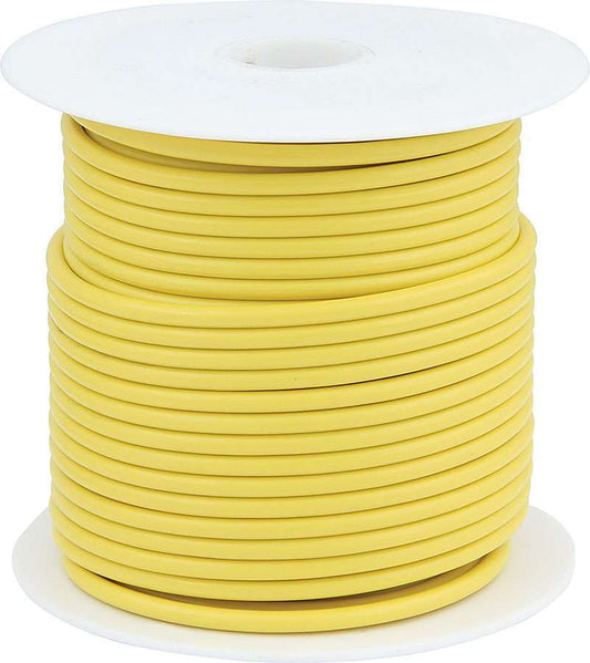 Wire - 14 Gauge - 100 ft Roll - Plastic Insulation - Copper - Yellow - Each