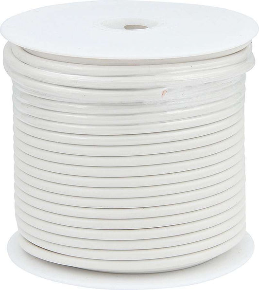 Wire - 12 Gauge - 100 ft Roll - Plastic Insulation - Copper - White - Each