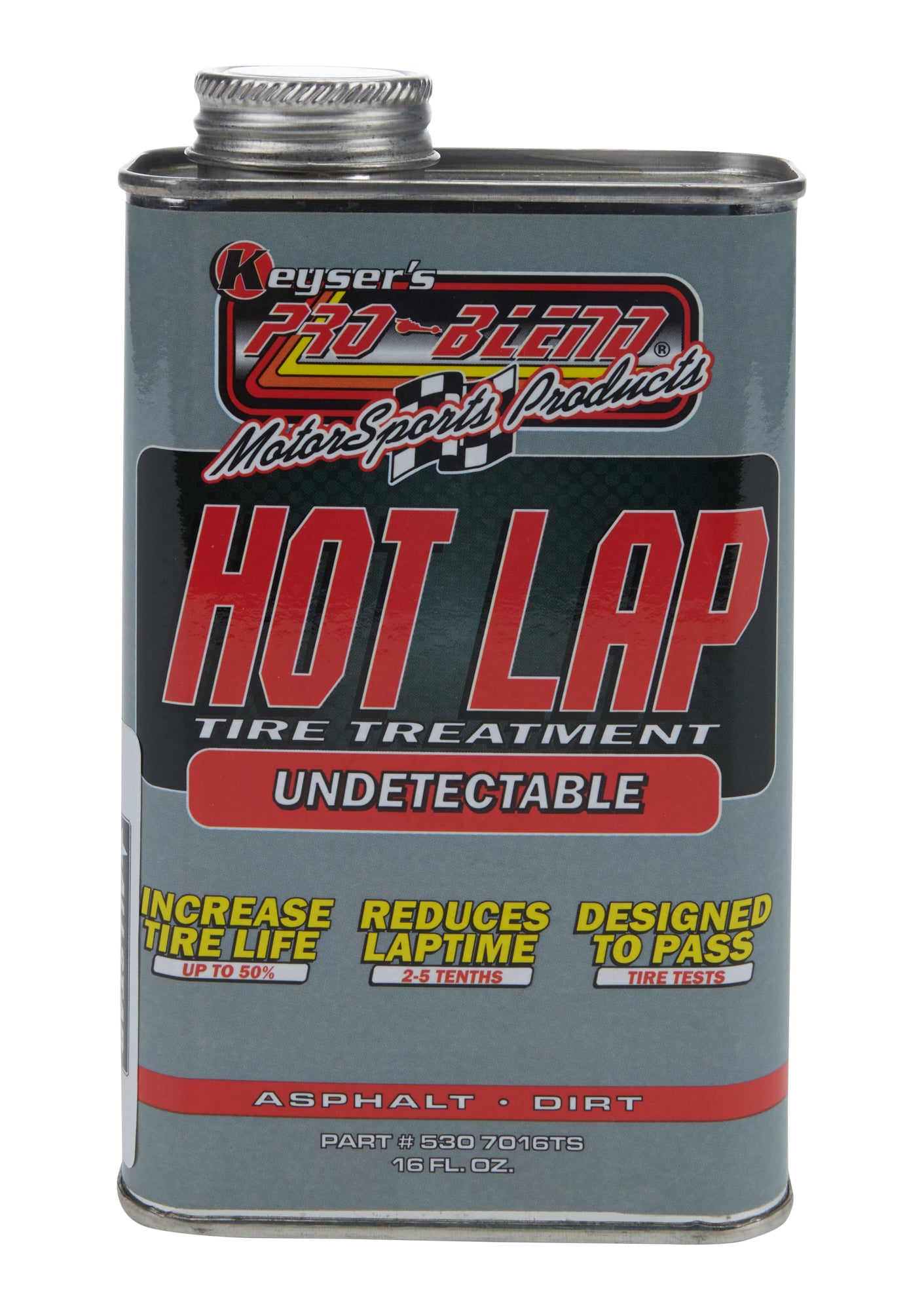 Tire Treatment - Hot Lap - Softener - Undetectable - 1 pt Can - Each