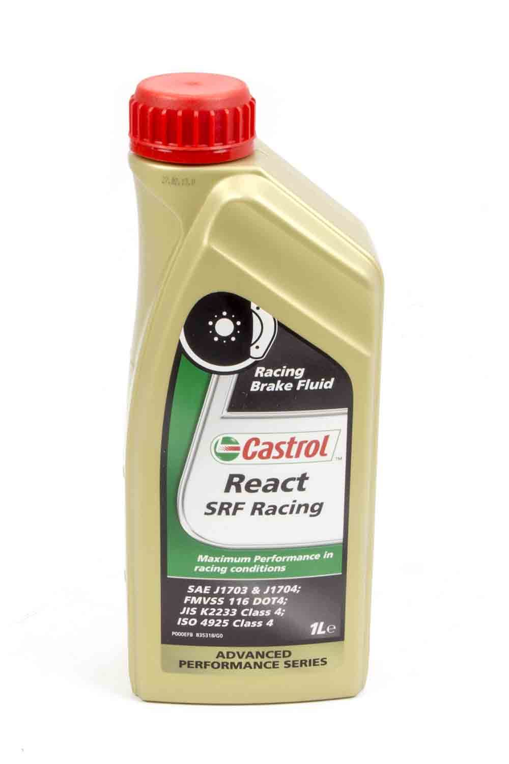Castrol SRF React, DOT 4 Brake Fluid, 33.8oz