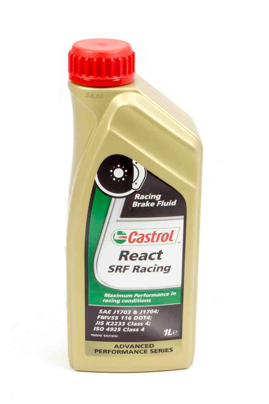 Castrol SRF React, DOT 4 Brake Fluid, 33.8oz