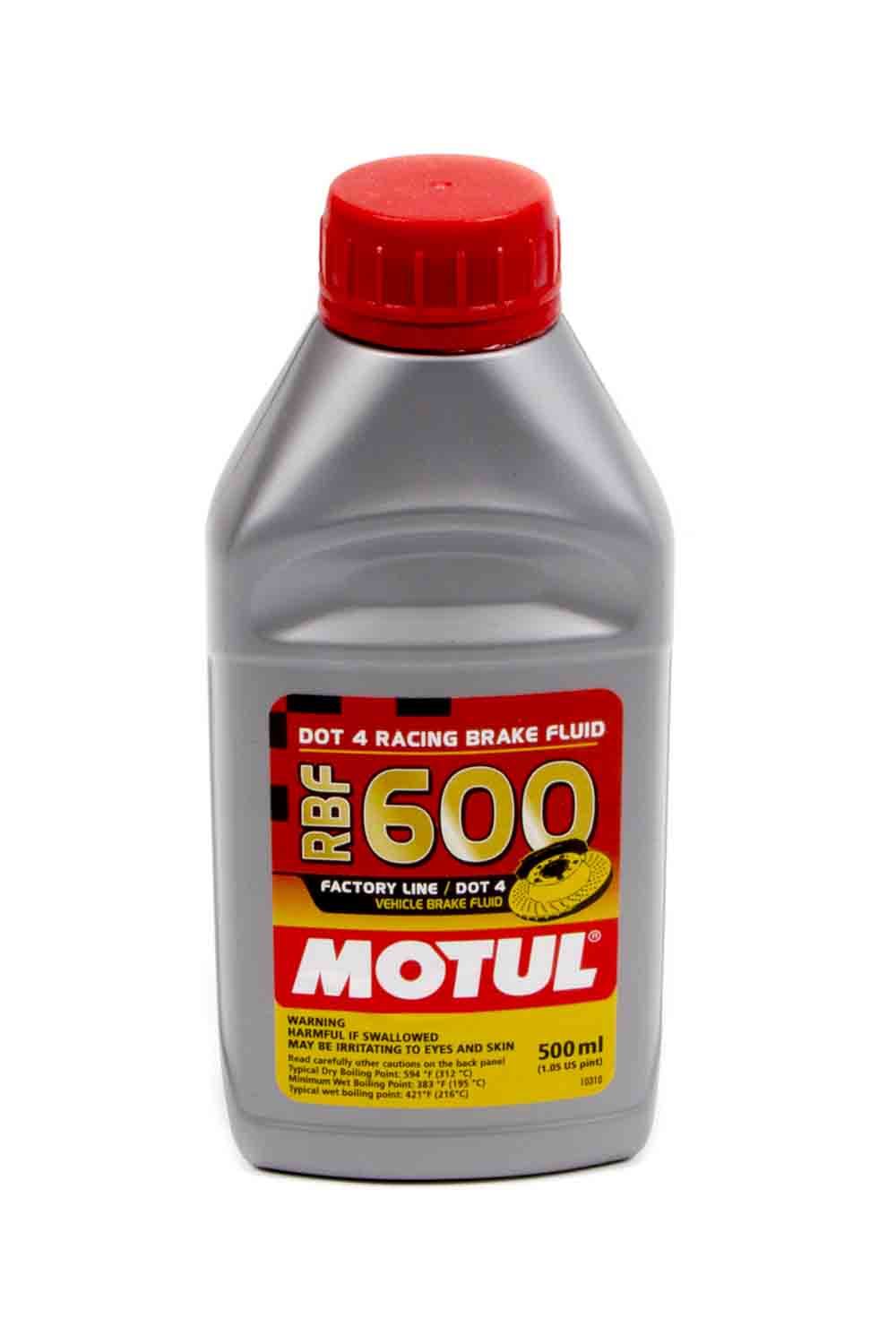 Brake Fluid - Motul 600 - DOT 4 - Synthetic - 500 ml - Each