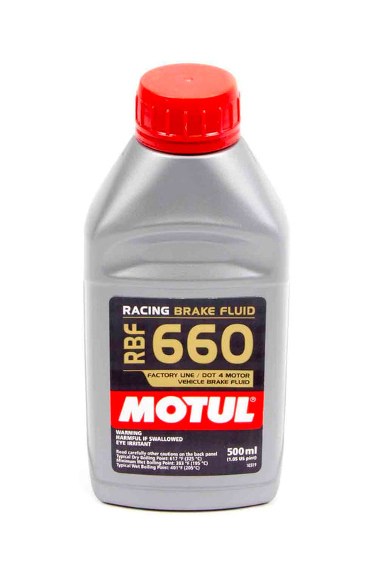 Brake Fluid - Motul 660 - DOT 4 - Synthetic - 500 ml - Each