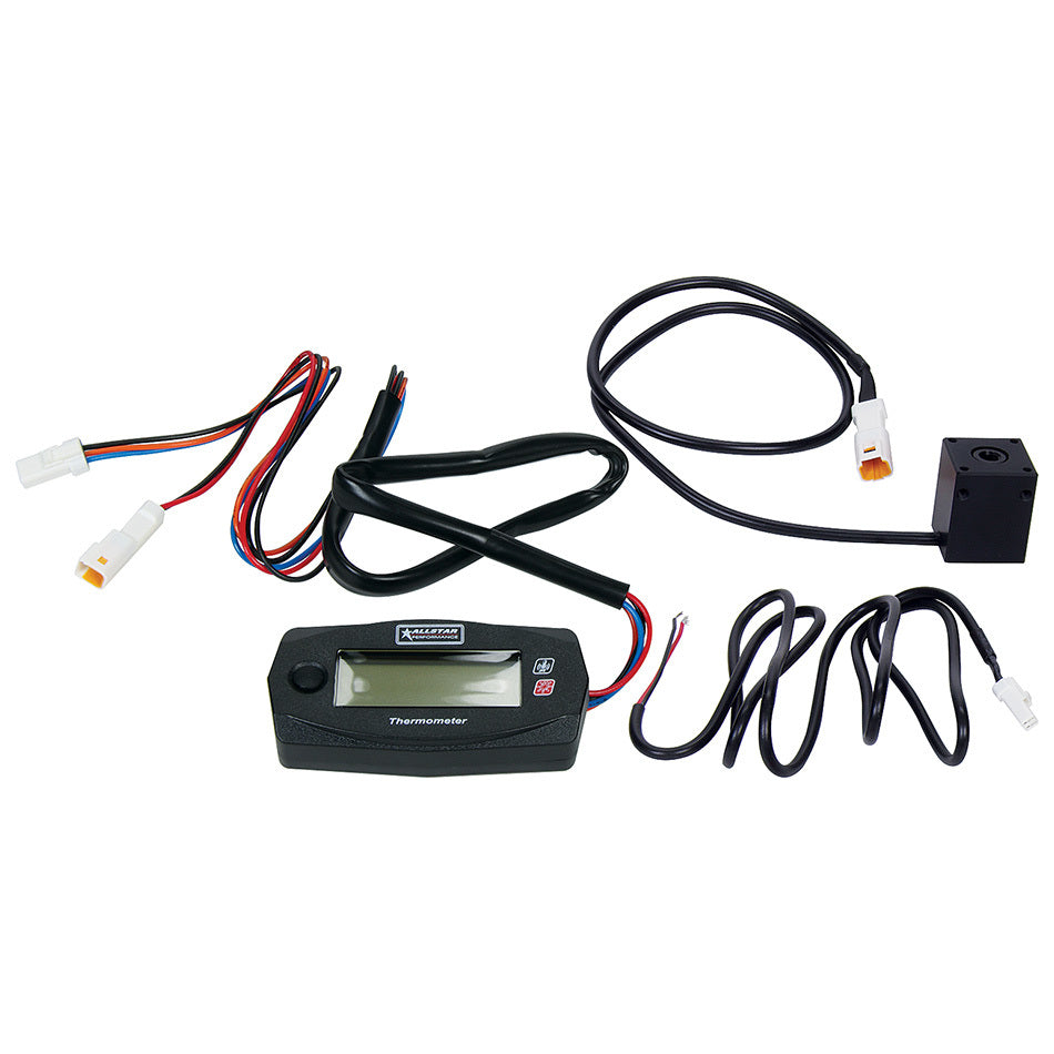 Tire Temperature Gauge - Digital - 300 Degrees Fahrenheit - Harness / Sensor - Kit