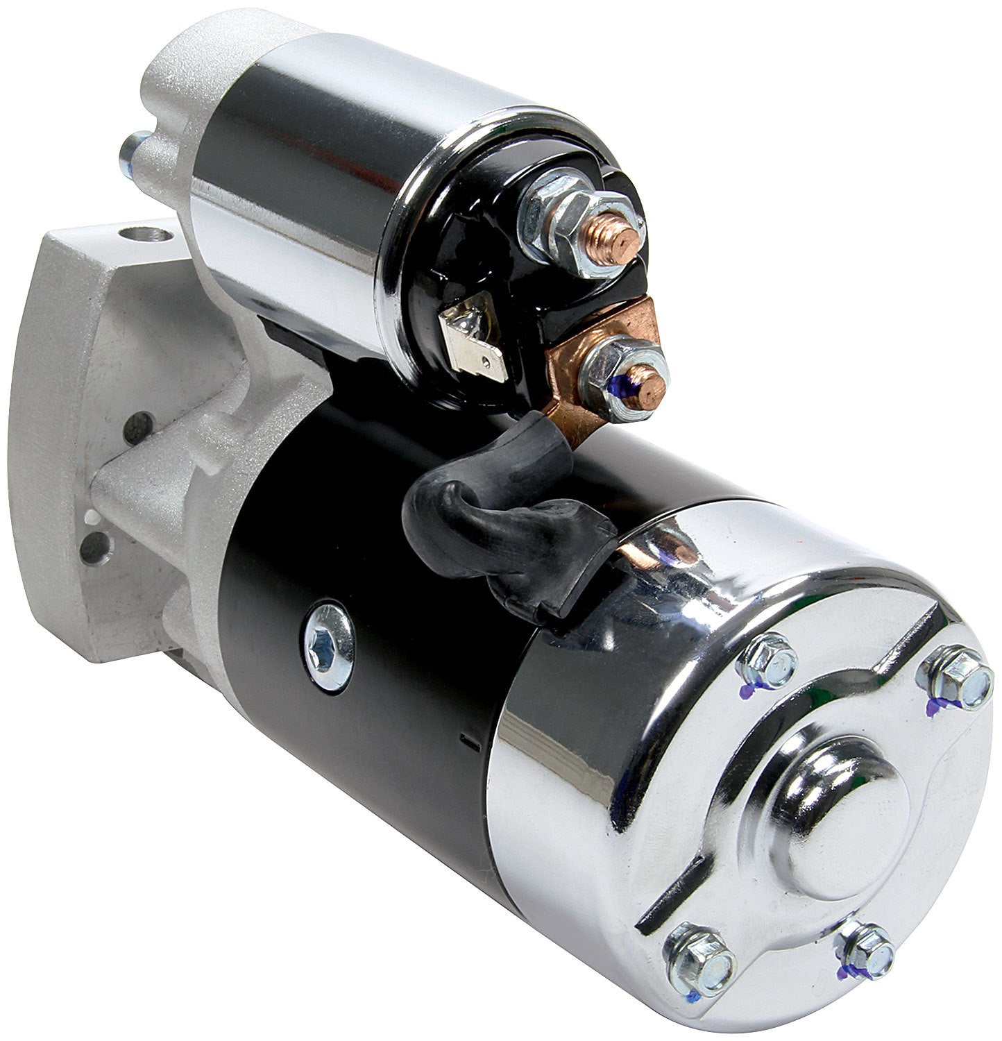 Starter - High-Torque - 3.75:1 Gear Reduction - Black - 168 Tooth Flywheel - GM LS-Series - Each