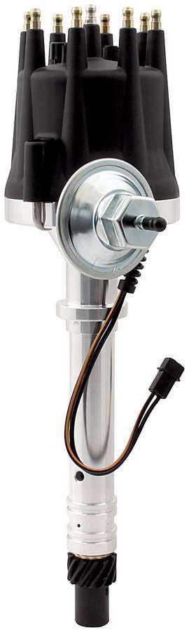 Distributor - Street / Strip - Magnetic Pickup - Vacuum Advance - HEI Style Terminal - Black - Chevy V8 - Each