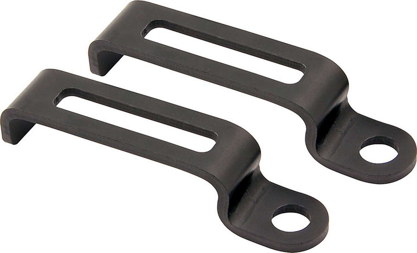 Spark Plug Wire Loom - 4 Wire - Head Mount - Aluminum - Black Anodized - Pair