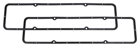 Valve Cover Gasket - 0.188 in Thick - Steel Core Silicone Rubber - Small Block Chevy - Pair