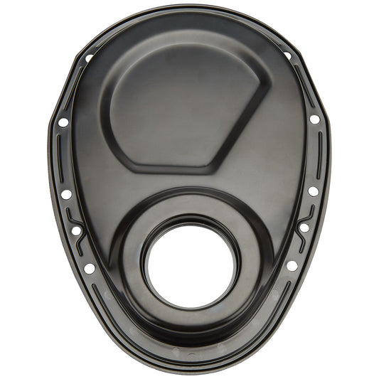 Timing Cover - 1-Piece - Steel - Zinc Plated - Small Block Chevy - Each
