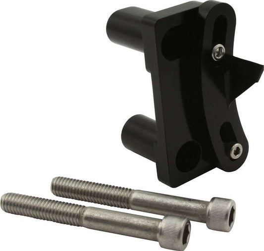 Timing Pointer - Adjustable - Stainless Hardware - Aluminum - Black Anodized - 10 O'clock Position - Small Block Ford - Each