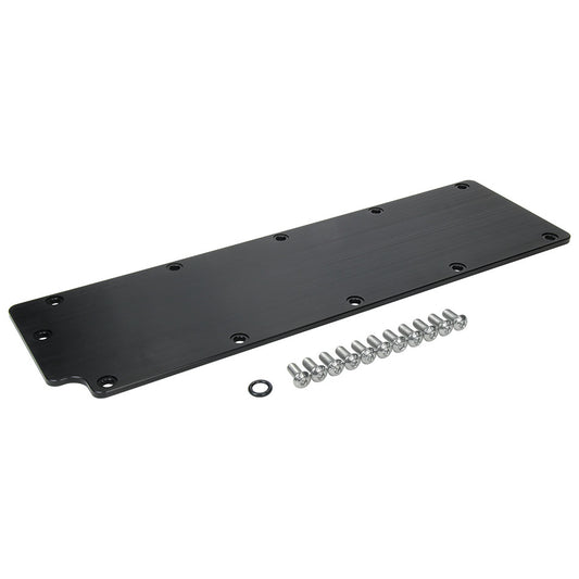 Valley Cover - Aluminum - Black Anodized - Gen IV - GM LS-Series - Each