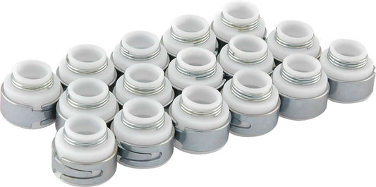Valve Stem Seal - Positive Stop - 11/32 in Valve Stem - 0.600 in OD - 0.500 in Guide OD - PTFE - Set of 100