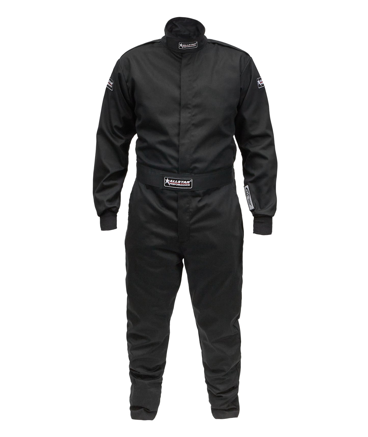 Driving Suit - 1-Piece - SFI 3.2A/1 - Single Layer - Fire Retardant Cotton - Black - Large - Each