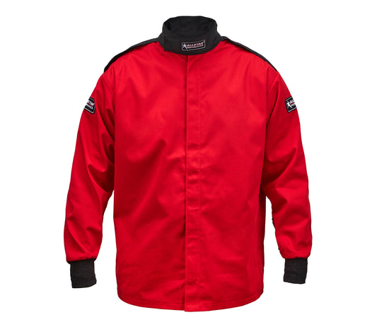 Driving Jacket - SFI 3.2a/1 - Single Layer - Fire Retardant Cotton - Red - 3X-Large - Each