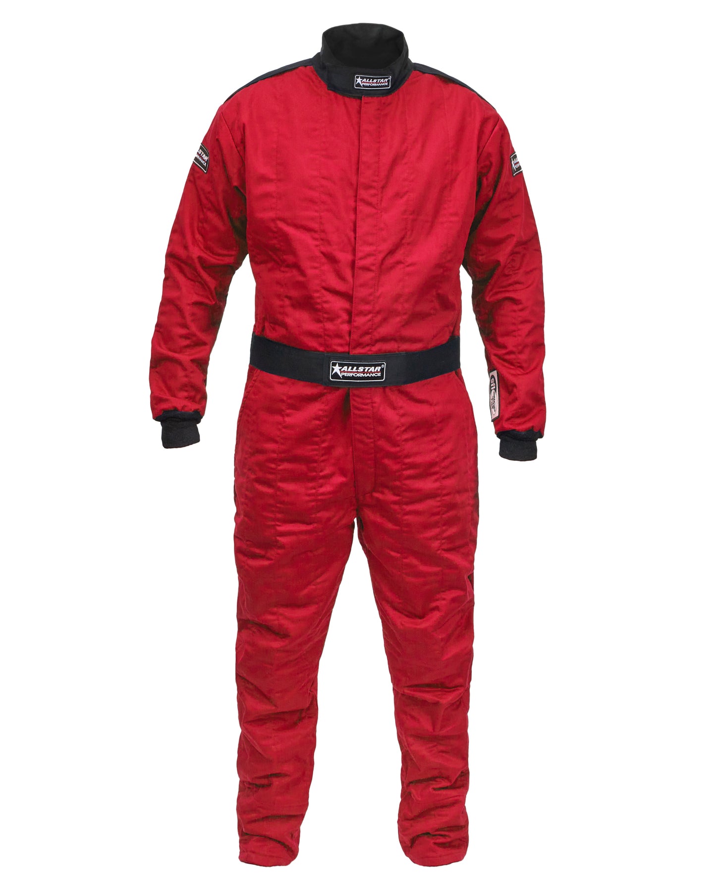 Driving Suit - 1-Piece - SFI 3.2a/5 - Multi Layer - Fire Retardant Fabric / Nomex - Red - Medium - Each