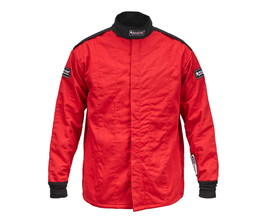 Driving Jacket - SFI 3.2a/5 - Multi Layer - Fire Retardant Fabric / Nomex - Red - Small - Each