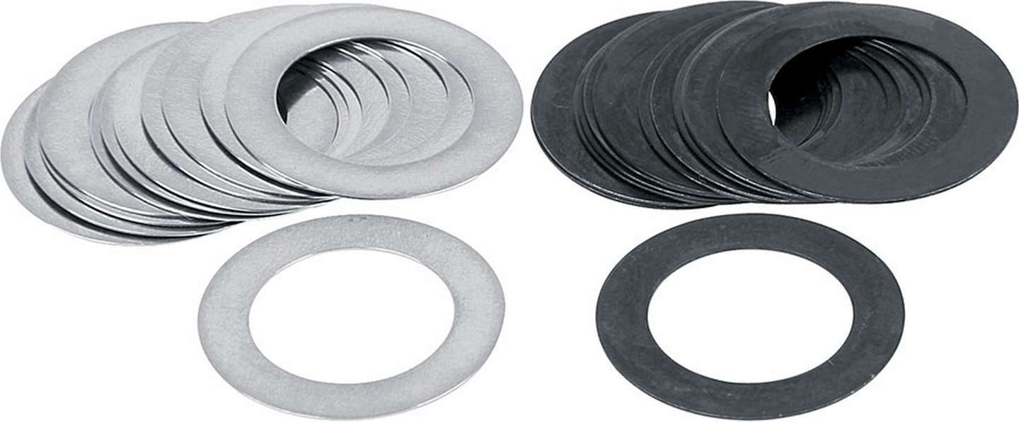 Spark Plug Washer - Small OD - Indexing - 14 mm Flat Seat - 60 and 90 Degree Shims - ALL-PRO Heads - Set of 24