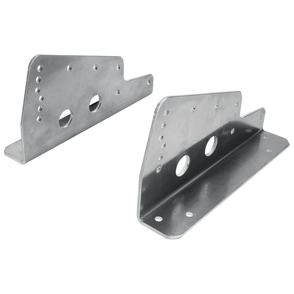 Seat Bracket - Lower - Bolt-In - Tall - Aluminum - Natural - Aluminum Race Seats - Pair