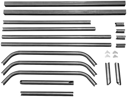 Roll Cage - Strut Kit - Mini Enduro - Weld-On - 1.75 in Diameter - 0.095 in Wall - Steel - Natural - Honda Civic - Kit