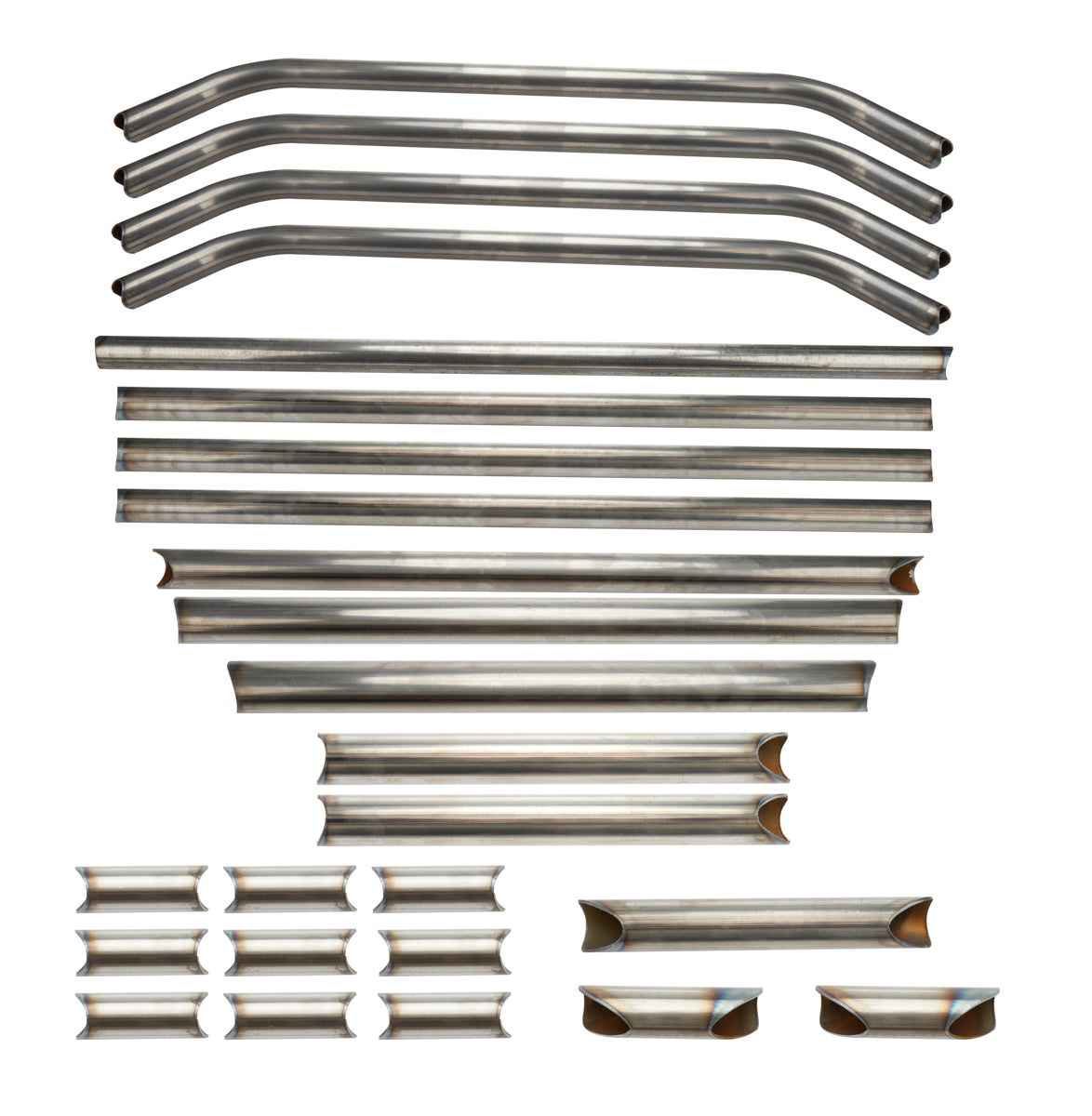 Roll Cage - Strut Kit - Component Box - Steel - Natural - Deluxe Roll Cage - Crown Vic - Kit