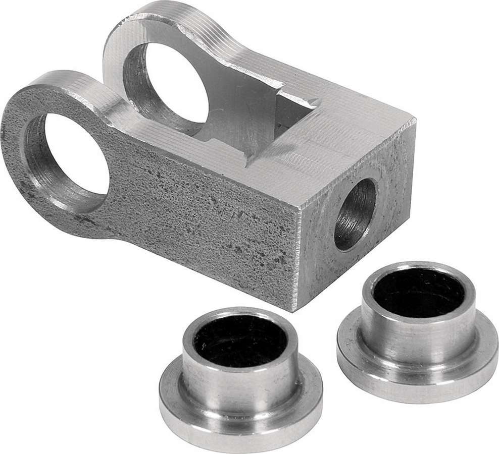 Shock Clevis - Replacement - Spacers Included - Swivel - Steel - Natural - Shock Bracket - Allstar Steel Birdcage - Kit