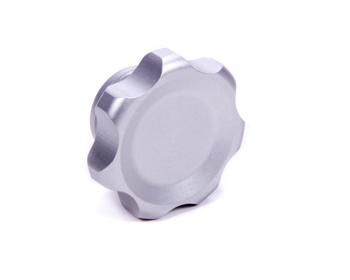 Filler Cap - Screw-In - 1.375 in OD - Aluminum - Silver Anodized - Universal - Each