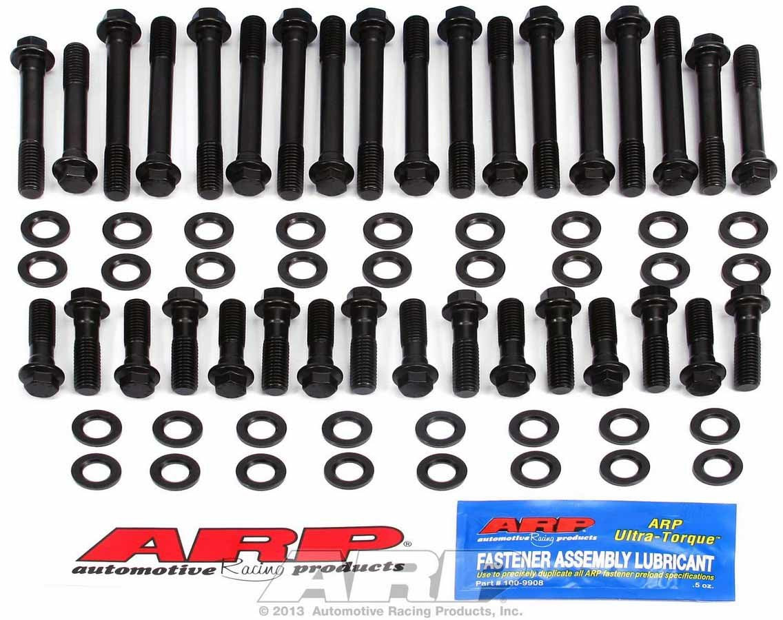 Cylinder Head Bolt Kit - High Performance Series - Hex Head - Chromoly - Black Oxide - Small Block Chevy - Kit