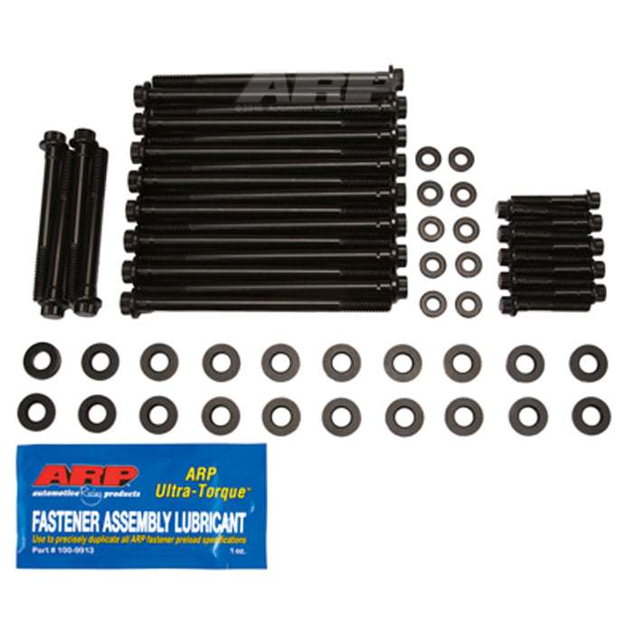Cylinder Head Stud Kit - 12 Point Studs - Chromoly - Black Oxide - GM LS-Series - Kit