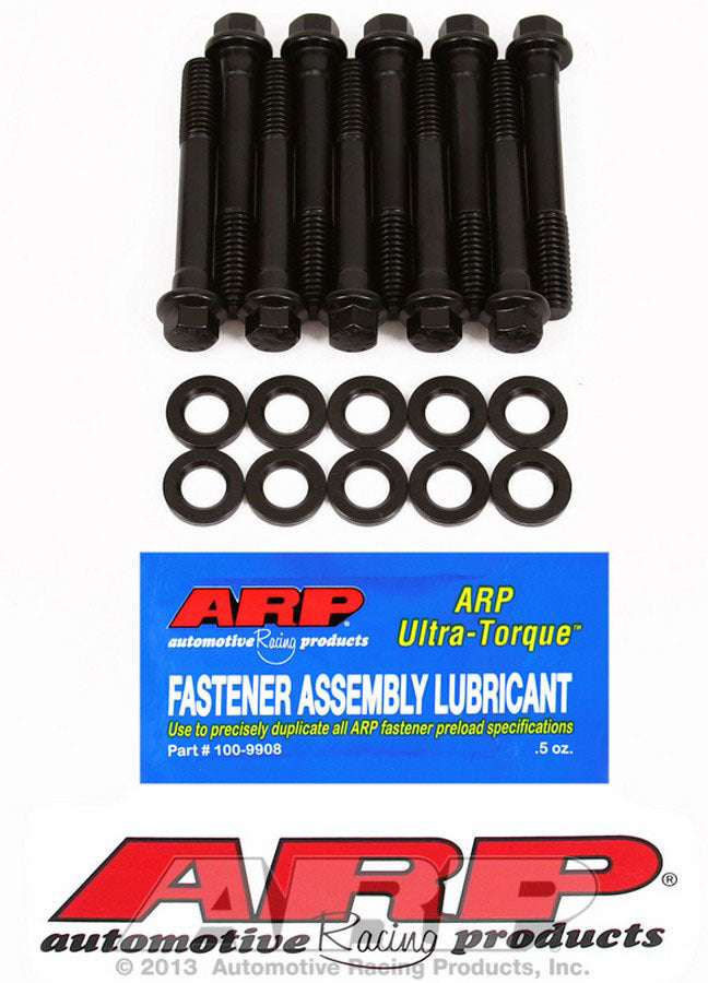 Main Bolt Kit - High Performance Series - Hex Head - 2-Bolt Mains - Chromoly - Black Oxide - Small Journal - Small Block Chevy - Kit