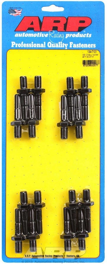 Rocker Arm Stud - High Performance Series - 7/16-14 in Base Thread - 3/8-24 in Top Thread - 1.750 in Effective Stud Length - Chromoly - Universal - Set of 16