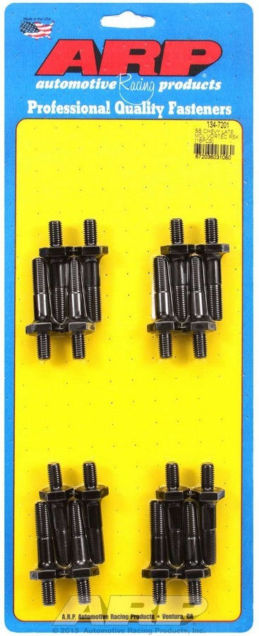 Rocker Arm Stud - High Performance Series - 8 mm x 1.25 Base Thread - 3/8-24 in Top Thread - 1.750 in Effective Stud Length - Chromoly - Universal - Set of 16