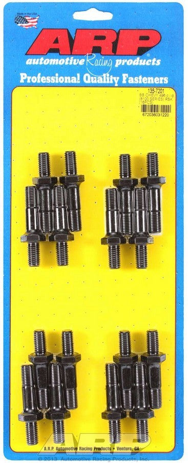 Rocker Arm Stud - High Performance Series - 10 mm x 1.50 Base Thread - 7/16-20 in Top Thread - 1.750 in Effective Stud Length - Chromoly - Universal - Set of 16