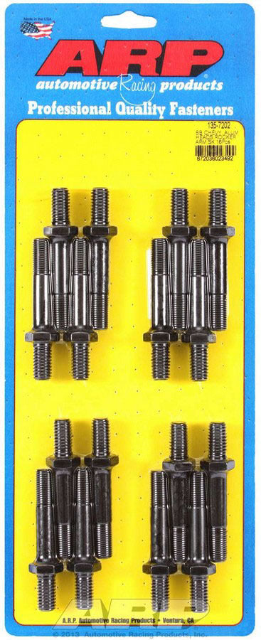 Rocker Arm Stud - High Performance Series - 7/16-14 in Base Thread - 7/16-20 in Top Thread - 2.350 in Effective Stud Length - Chromoly - Universal - Set of 16