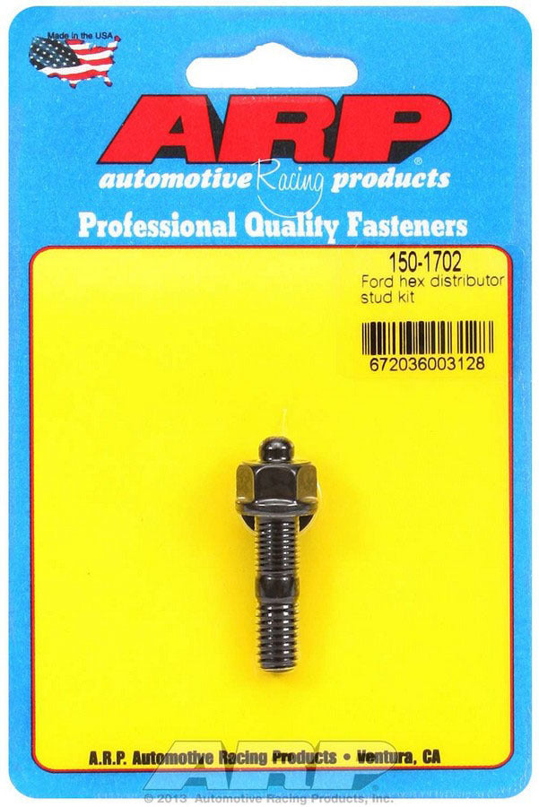 Distributor Stud - Hex Nuts - Chromoly - Black Oxide - Ford - Each