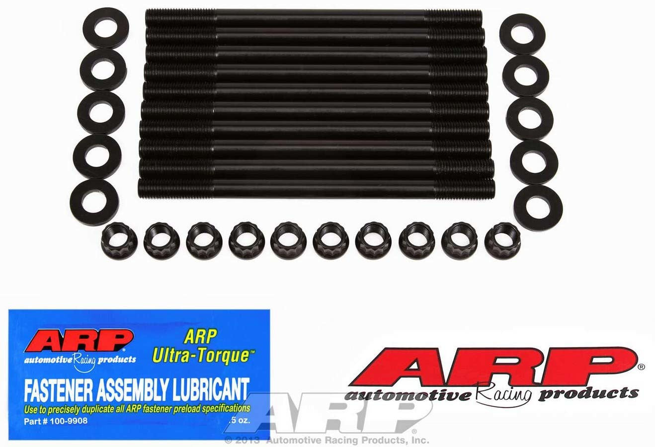 Cylinder Head Stud Kit - 12 Point Nuts - Chromoly - Black Oxide - Small Block Ford - Kit