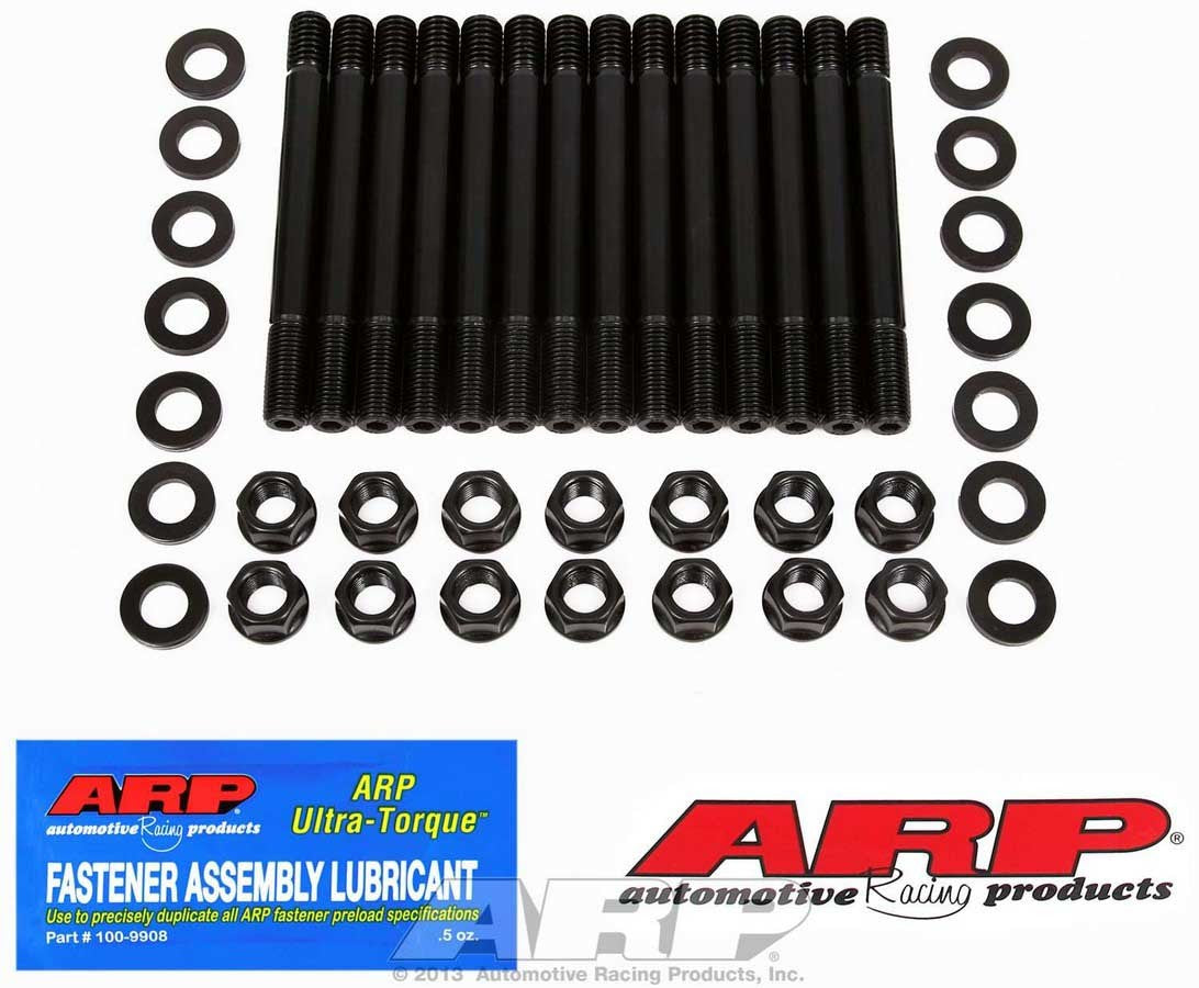 Cylinder Head Stud Kit - Hex Nuts - Chromoly - Black Oxide - Ford Inline-6 - Kit