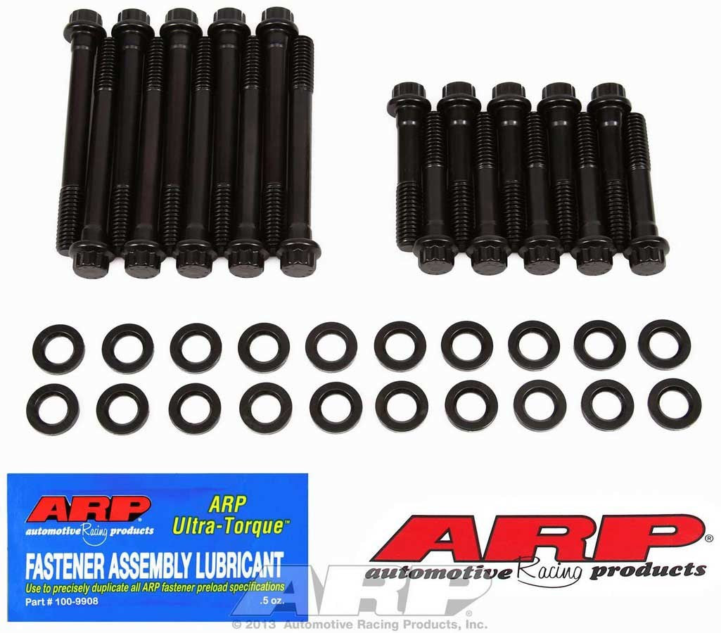 Cylinder Head Bolt Kit - High Performance Series - 12 Point Head - Chromoly - Black Oxide - OEM / Edelbrock - Small Block Ford - Kit