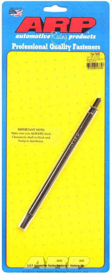 Oil Pump Drive Shaft - Chromoly - Ford Block Ford - Each