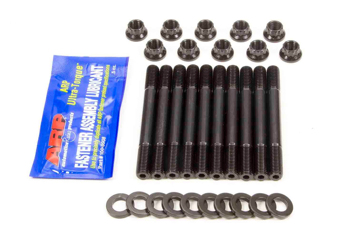 Main Stud Kit - 12 Point Nuts - 2-Bolt Mains - Chromoly - Black Oxide - 2.0 L - DOHC Opel / Vauxhall - Kit