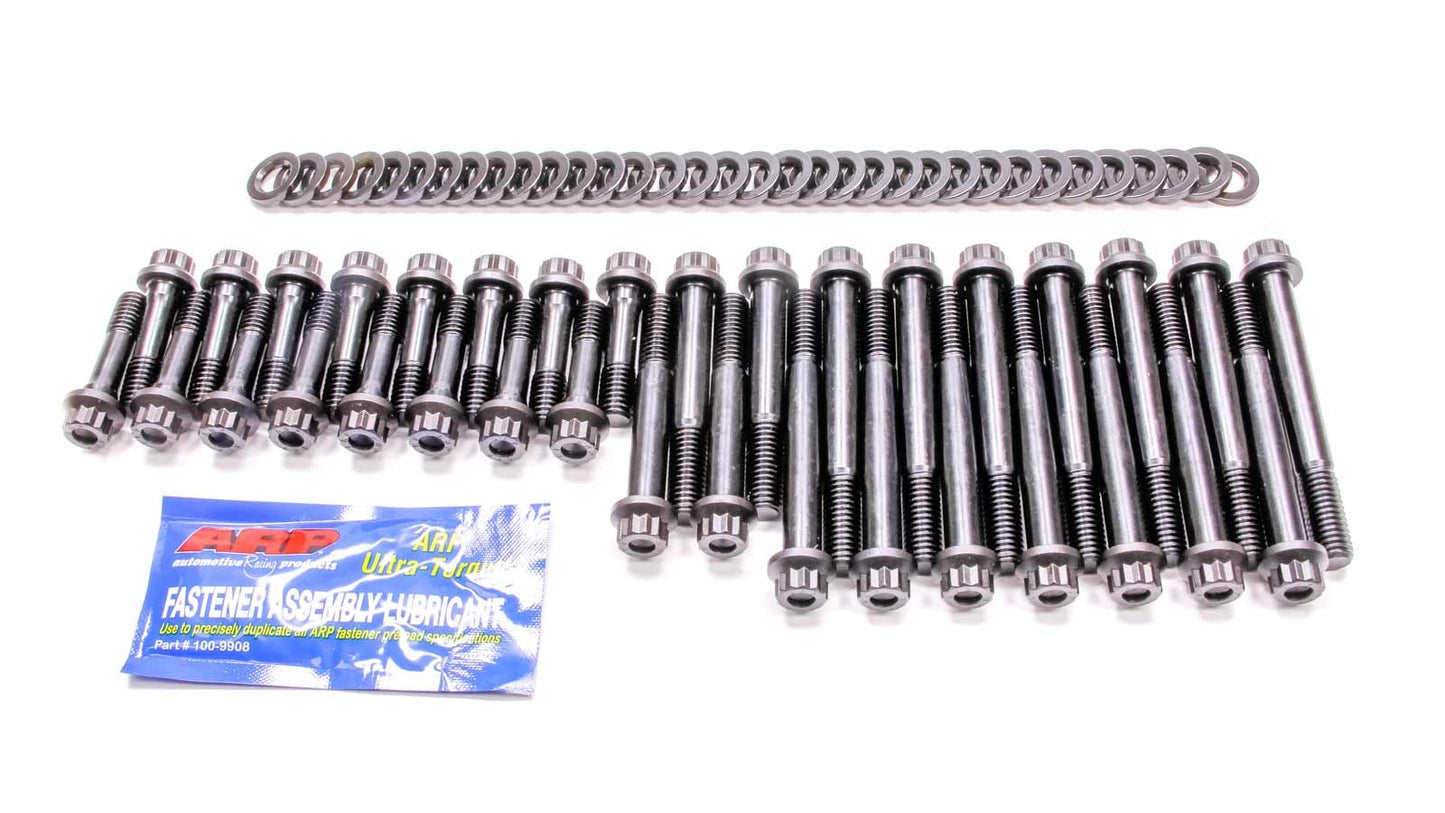 Cylinder Head Bolt Kit - Pro Series - 12 Point Head - Chromoly - Black Oxide - Small Block Chevy - Kit