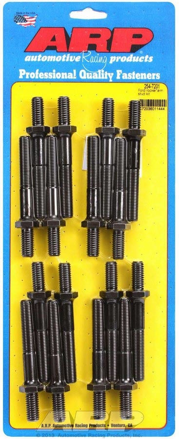 Rocker Arm Stud - Pro Series - 7/16-14 in Base Thread - 7/16-20 in Top Thread - 3.000 in Effective Stud Length - Chromoly - Universal - Set of 16