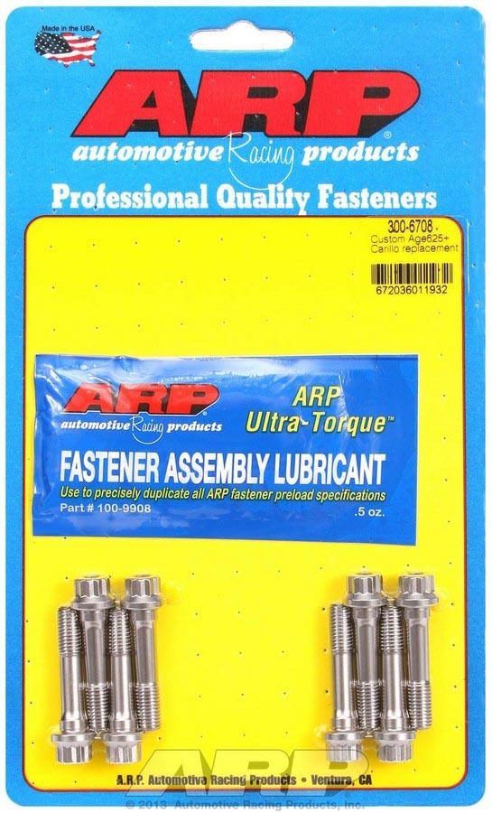 Connecting Rod Bolt Kit - Pro Series - 5/16 in Bolt - 1.5 in Long - Nickel Alloy - Carrillo - Set of 8
