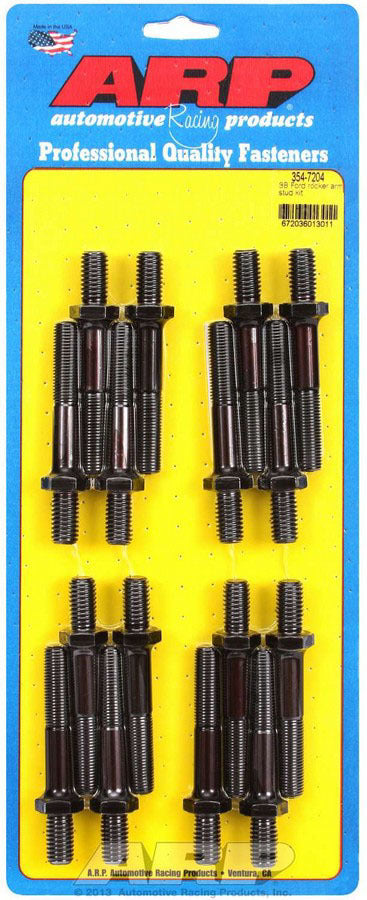 Rocker Arm Stud - Pro Series - 7/16-14 in Base Thread - 7/16-20 in Top Thread - 2.700 in Effective Stud Length - Chromoly - Universal - Set of 16