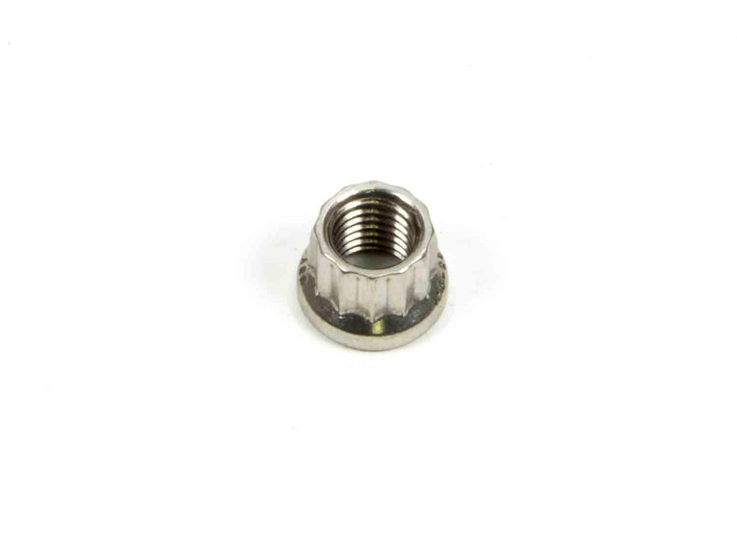 Nut - 1/4-28 in Thread - 5/16 in 12 Point Head - Stainless - Polished - Universal - Each