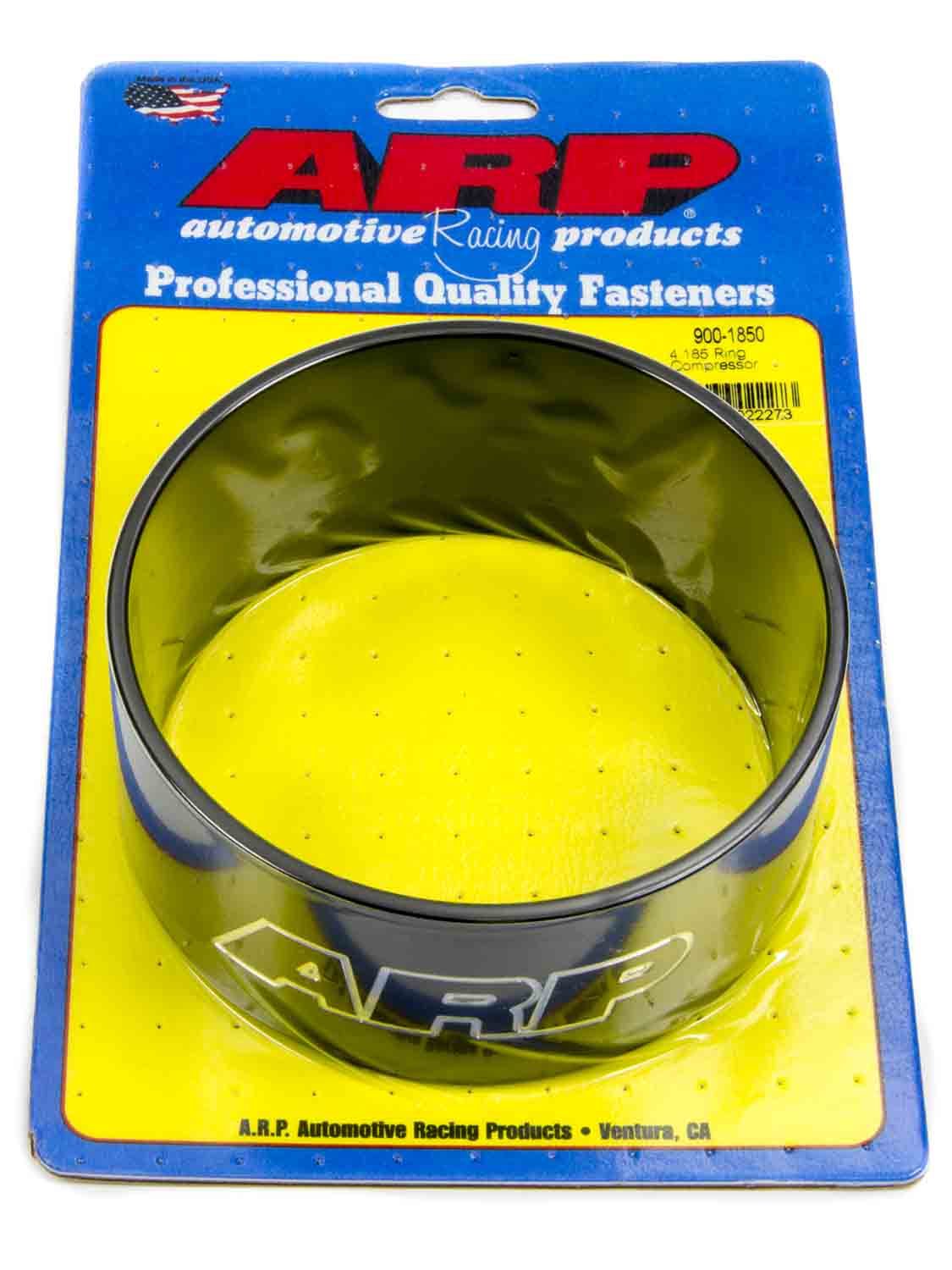 Piston Ring Compressor - 4.185 in Bore - Tapered - Billet Aluminum - Black Anodized - Each