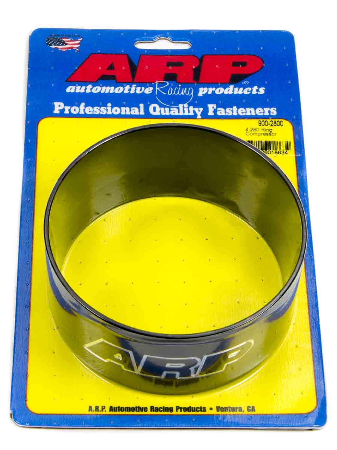 Piston Ring Compressor - 4.280 in Bore - Tapered - Billet Aluminum - Black Anodized - Each