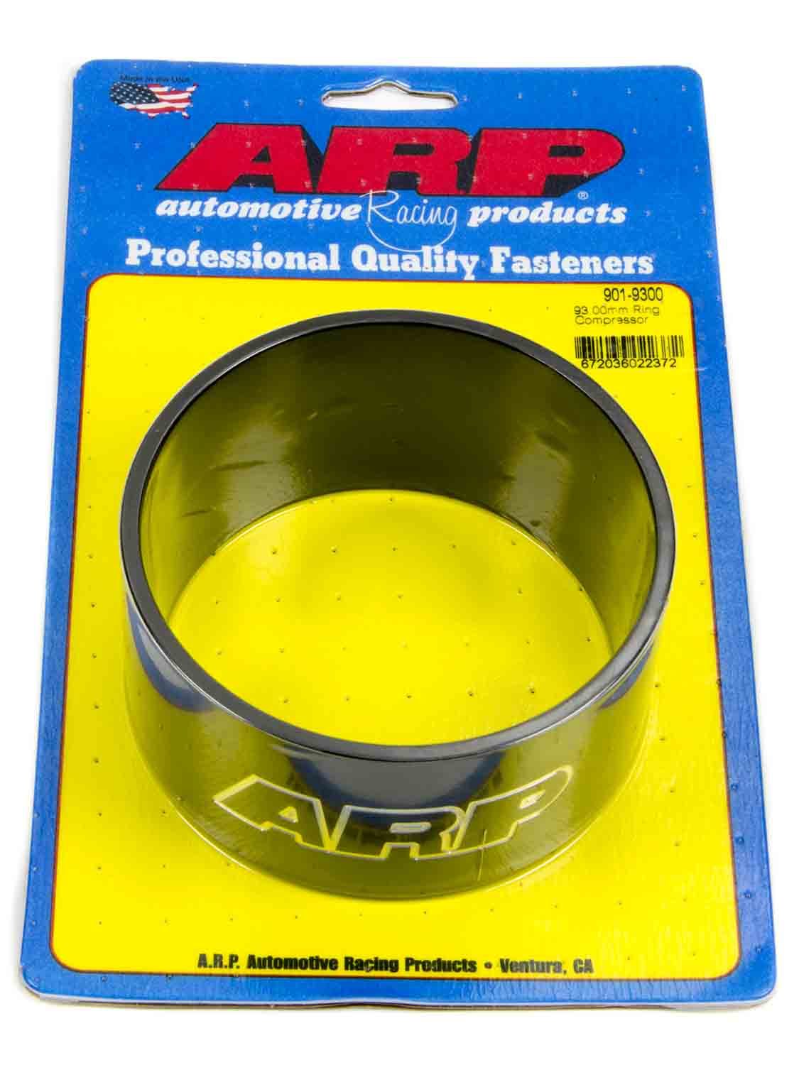 Piston Ring Compressor - 93.00 mm Bore - Tapered - Billet Aluminum - Black Anodized - Each